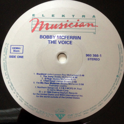 Bobby McFerrin - The Voice Vinyl LP (Used)