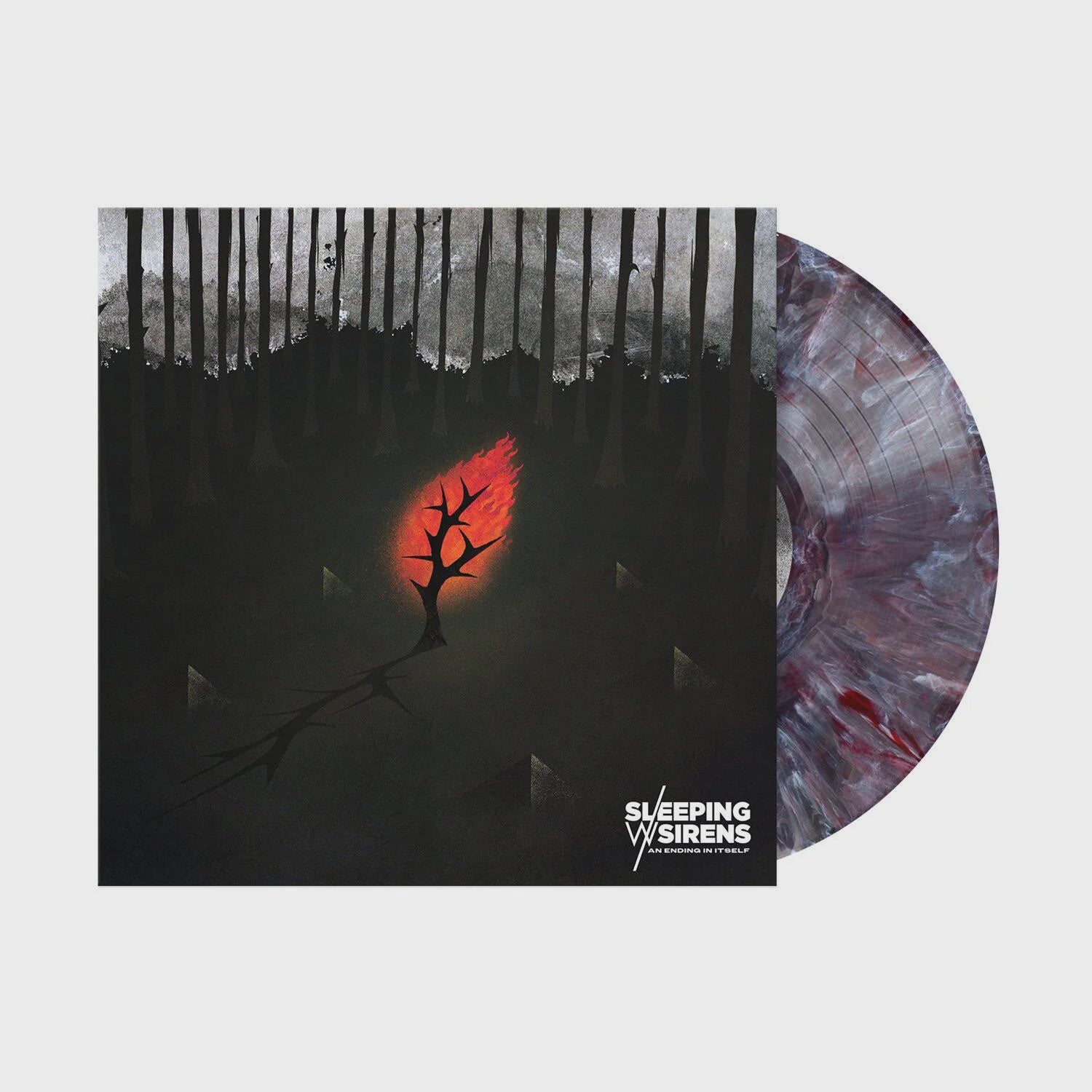 Sleeping With Sirens - An Ending In Itself Black/White/Red Swirl Coloured Vinyl LP