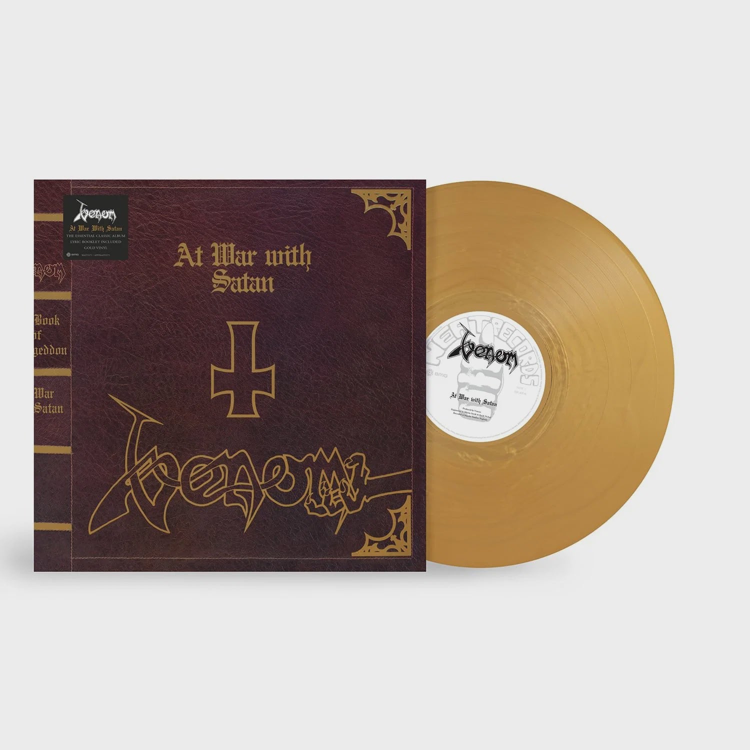 Venom - At War With Satan Gold Coloured Remastered Reissue Vinyl LP