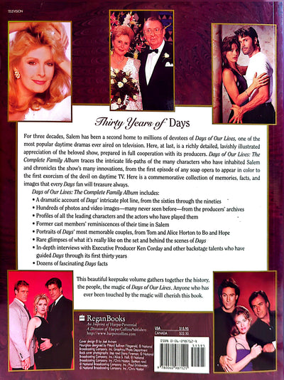 Days Of Our Lives - The Complete Family Album Softcover Book By Lorraine Zenka