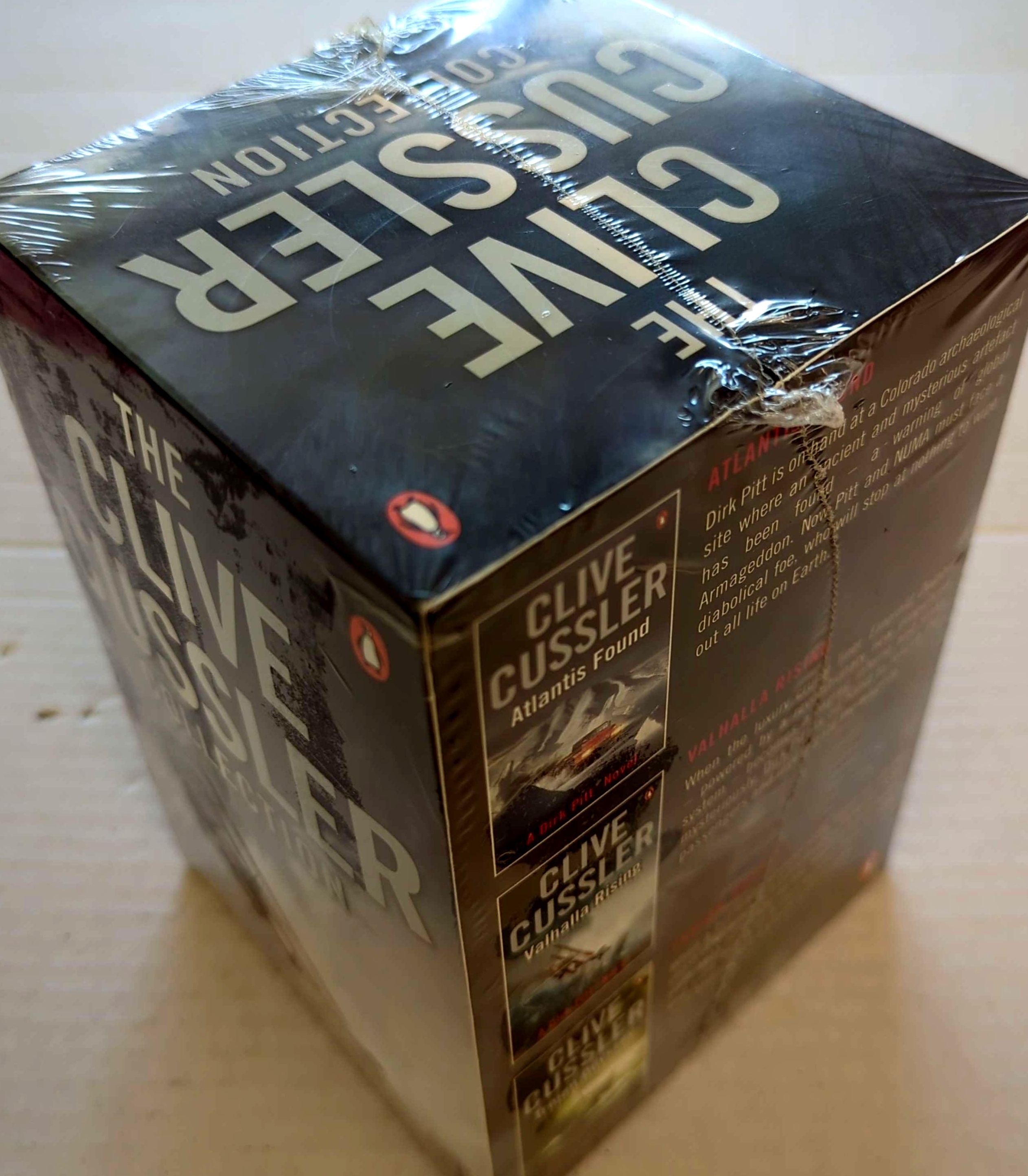 Clive Cussler Collection - 3 Dirk Pitt Novels (Atlantis Found, Valhalla Rising, Trojan Odyssey) Boxset (New)