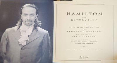 Hamilton - The Revolution Hardcover Book By Lin-Manuel Miranda & Jeremy McCarter (1st Ed) (Like New)