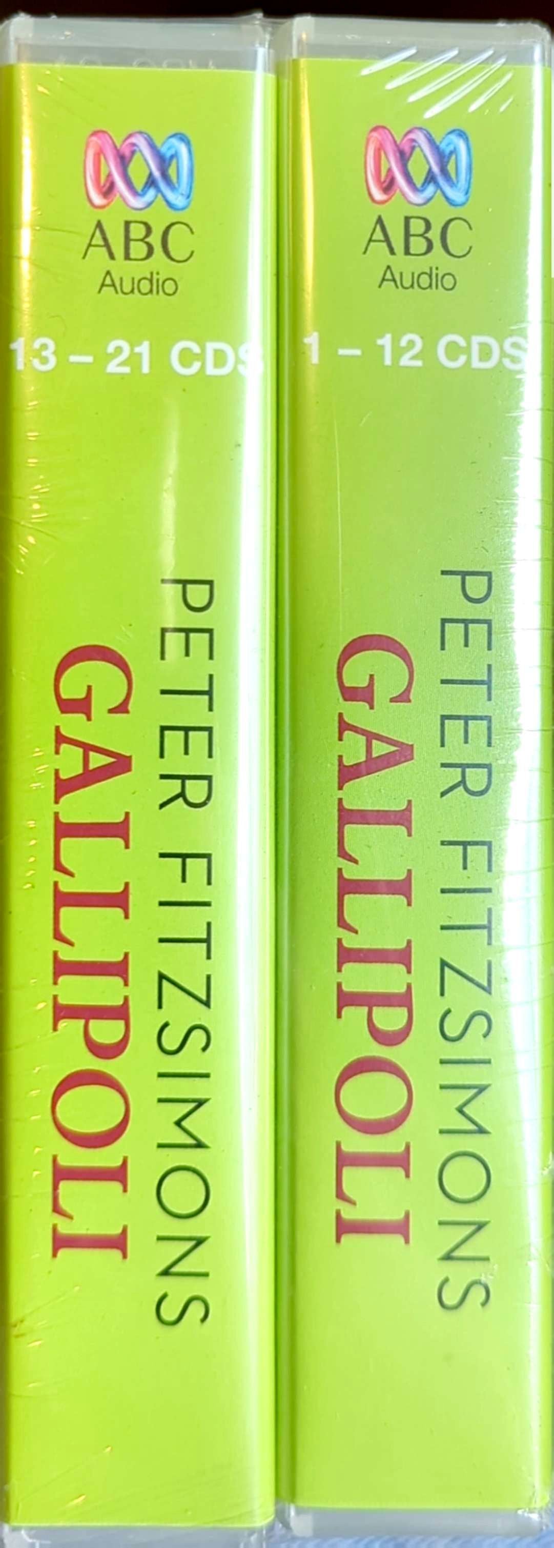 Gallipoli By Peter Fitzsimmons 21CD Audio Book (New)