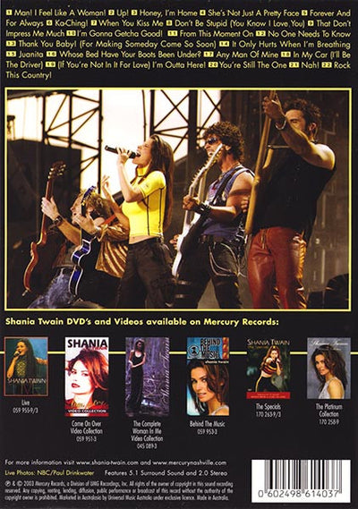 Shania Twain – Up! Live In Chicago DVD
