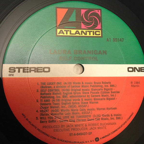 Laura Branigan - Self Control Vinyl LP (Used)