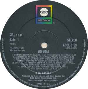 Mac Gayden - Skyboat Vinyl LP (Used)