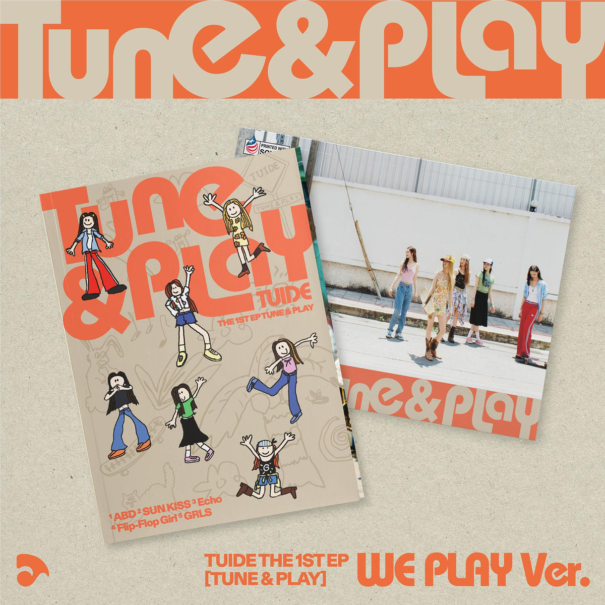 Tuide - 1st EP Tune & Play (We Play Ver.) CD (New)