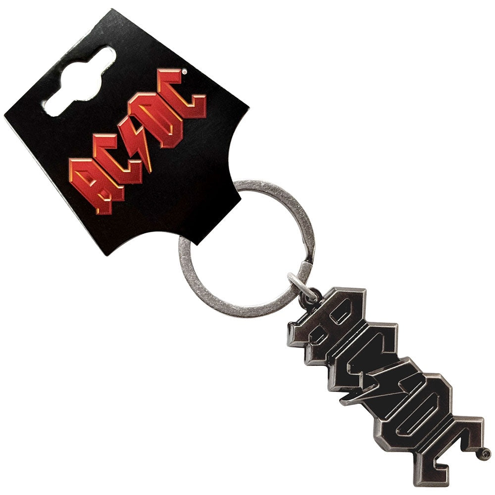 AC/DC - Silver 3D Keychain