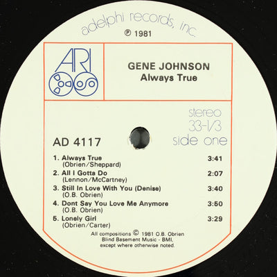 Gene Johnson – Always True Vinyl LP (Used)