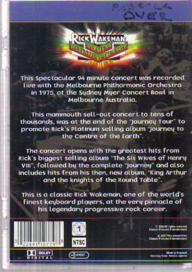 Rick Wakeman – Journey To The Centre Of The Earth DVD+CD