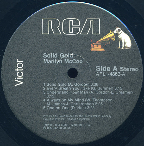 Marilyn McCoo - Solid Gold Vinyl LP (Used)