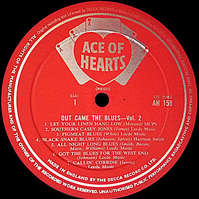 Various Artists - Out Came The Blues Vol. 2 Vinyl LP (Used)