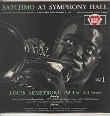 Louis Armstrong & All-Stars - Satchmo At Symphony Hall Reissue Mono Vinyl LP (Used)