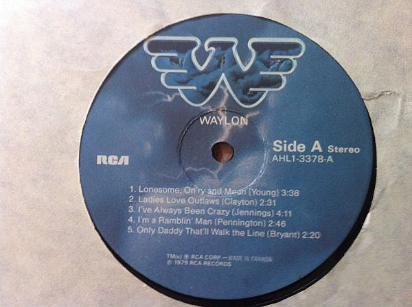 Waylon Jennings - Greatest Hits Vinyl LP (Used)