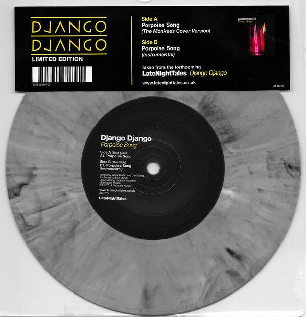 Django Django - Porpoise Song RSD 2014  7" White Coloured Vinyl Single (New)
