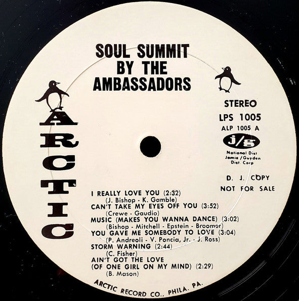 Ambassadors - Soul Summit Promo Vinyl LP (Used)