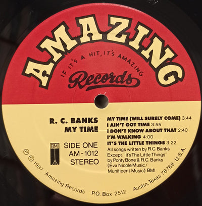 R.C. Banks - My Time Vinyl LP (Used)