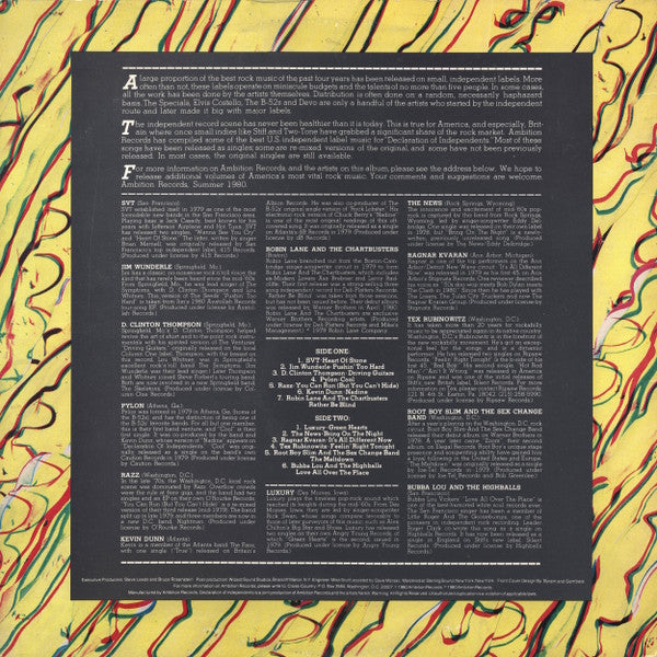 Various Artists - Declaration Of Independents Vinyl LP (Used)