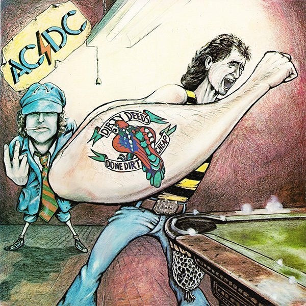 AC/DC - Dirty Deeds Done Dirt Cheap (Blue Label) Vinyl LP (Used)