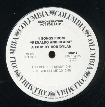 Bob Dylan - 4 Songs From "Renaldo And Clara" A Film By Bob Dylan Vinyl LP (Used)