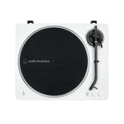 Audio Technica - LP70XBT White/Silver Fully Automatic Bluetooth Turntable