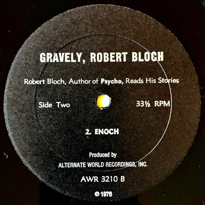 Robert Bloch - Gravely, Robert Bloch Vinyl LP (Used)