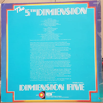 Fifth Dimension - Dimension Five Vinyl LP (Used)