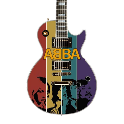 Abba - Multicolour Miniature Guitar