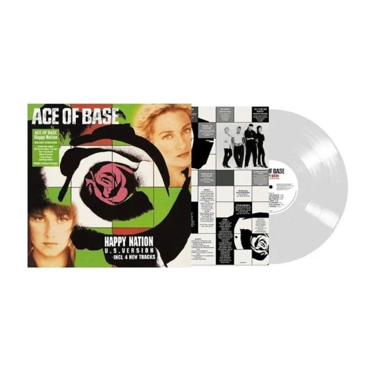 Ace Of Base - Happy Nation (U.S. Version) Clear Coloured Vinyl LP