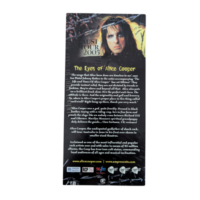 Alice Cooper - The Eyes Of Alice Cooper DL Promo Flyer