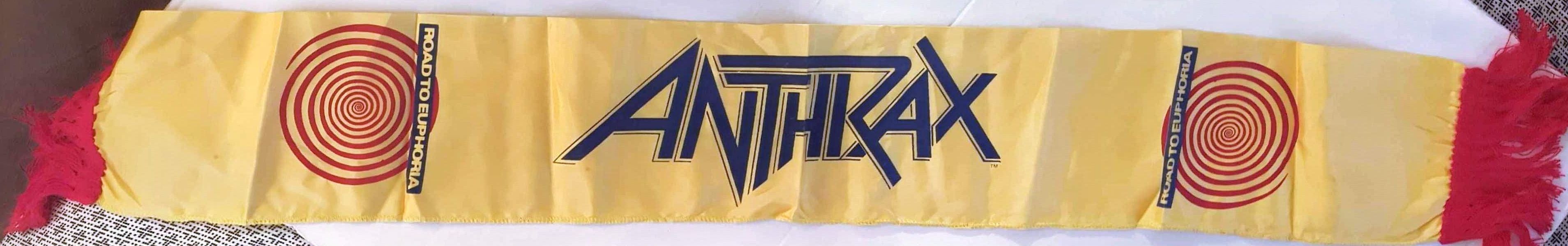 Anthrax - Road To Euphoria Tour Scarf/Banner