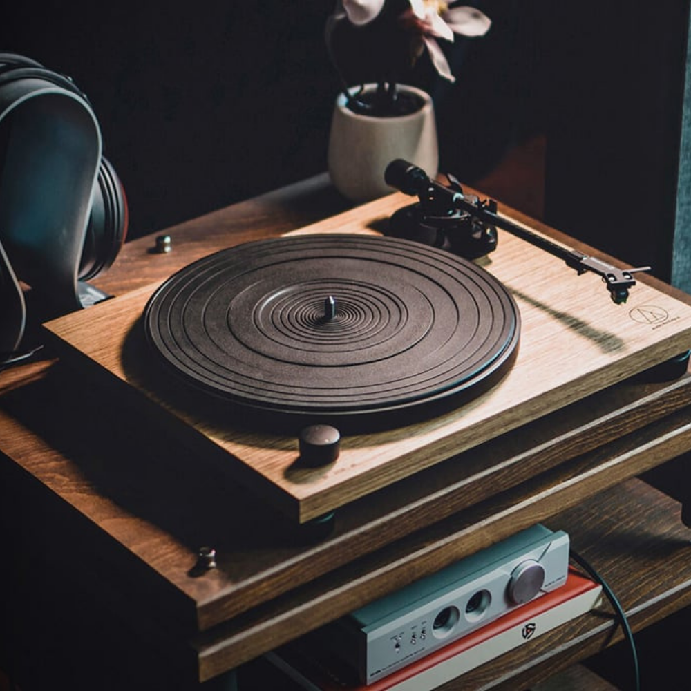 Audio-Technica - LPW40WN Fully Manual Turntable Walnut (Refurbished)