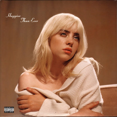 Billie Eilish - Happier Than Ever Limited Edition Pale Blue Coloured Vinyl 2LP (Used)