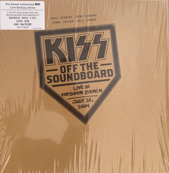 Kiss - Off The Soundboard Live In Virginia Beach 2004 Green Coloured Vinyl 3LP