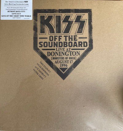 Kiss - Off The Soundboard Live At Donington (Monsters Of Rock) 1996 Red Coloured Vinyl 3LP