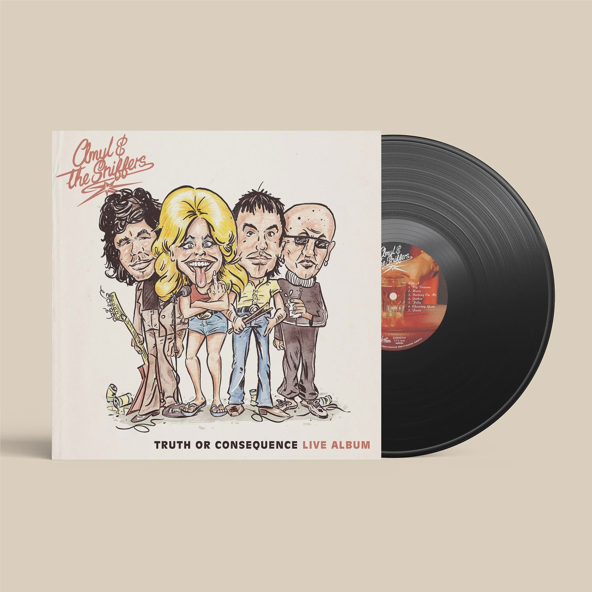 Amyl And The Sniffers - Truth Or Consequence Live Vinyl LP