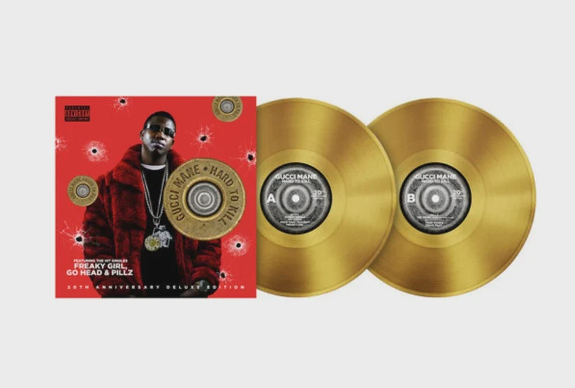 Gucci Mane - Hard To Kill 20th Anniversary Edition Opaque Metallic Gold Coloured Vinyl 2LP