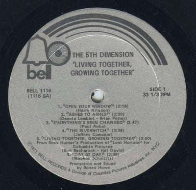 Fifth Dimension - Living Together, Growing Together Vinyl LP (Used)