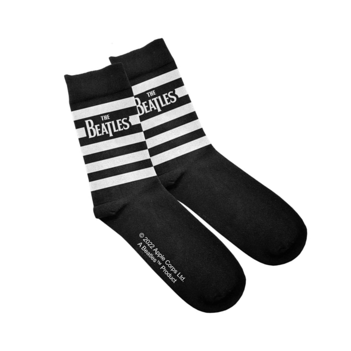 Beatles - Monochrome Stripe Unisex Socks