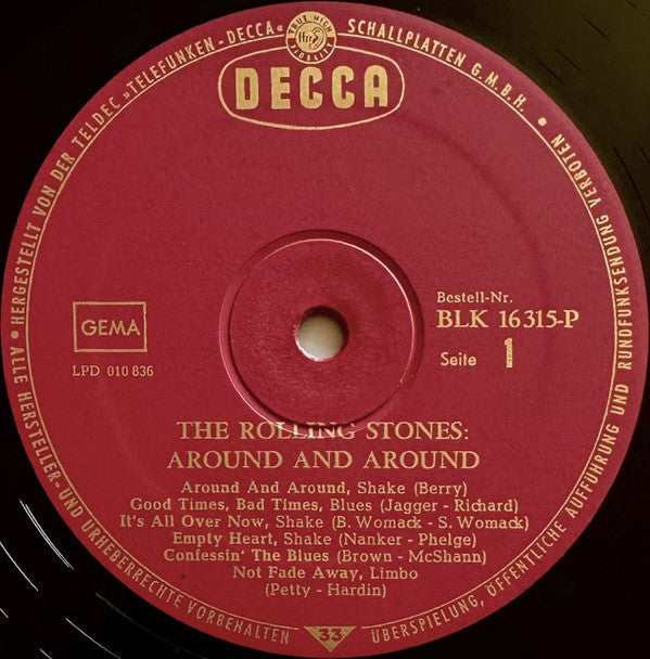 Rolling Stones - Around And Around Vinyl LP Compilation (Used)