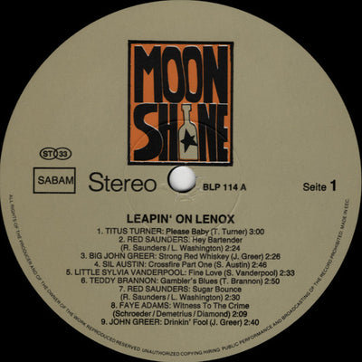 Various Artists - Leapin' On Lenox Vinyl LP (Used)