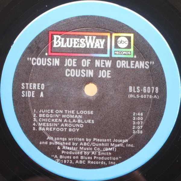 Cousin Joe - Cousin Joe Of New Orleans Vinyl LP (Used)