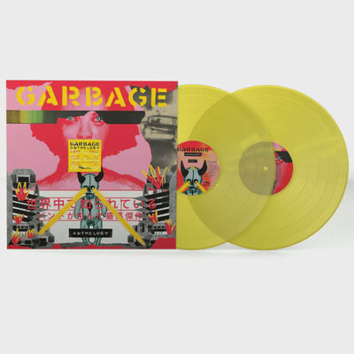 Garbage - Anthology Yellow Translucent Coloured Vinyl 2LP