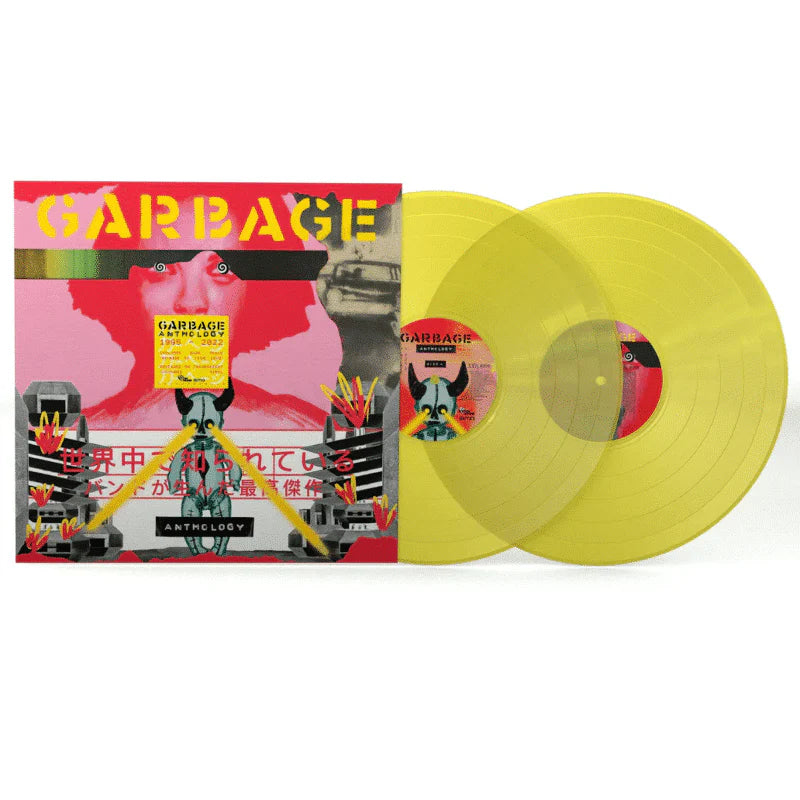 Garbage - Anthology Yellow Translucent Coloured Vinyl 2LP