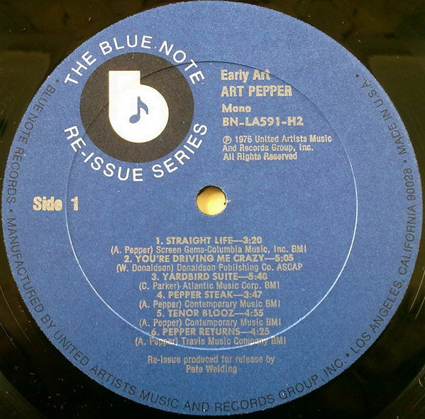 Art Pepper - Early Art Vinyl 2LP (Used)