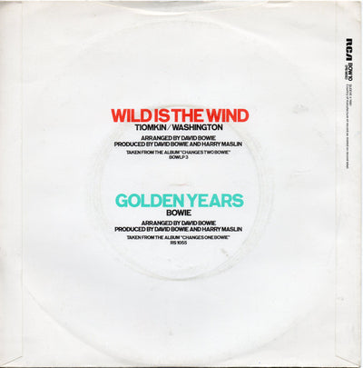 David Bowie - Wild Is The Wind / Golden Years 7" Vinyl Single (Used)