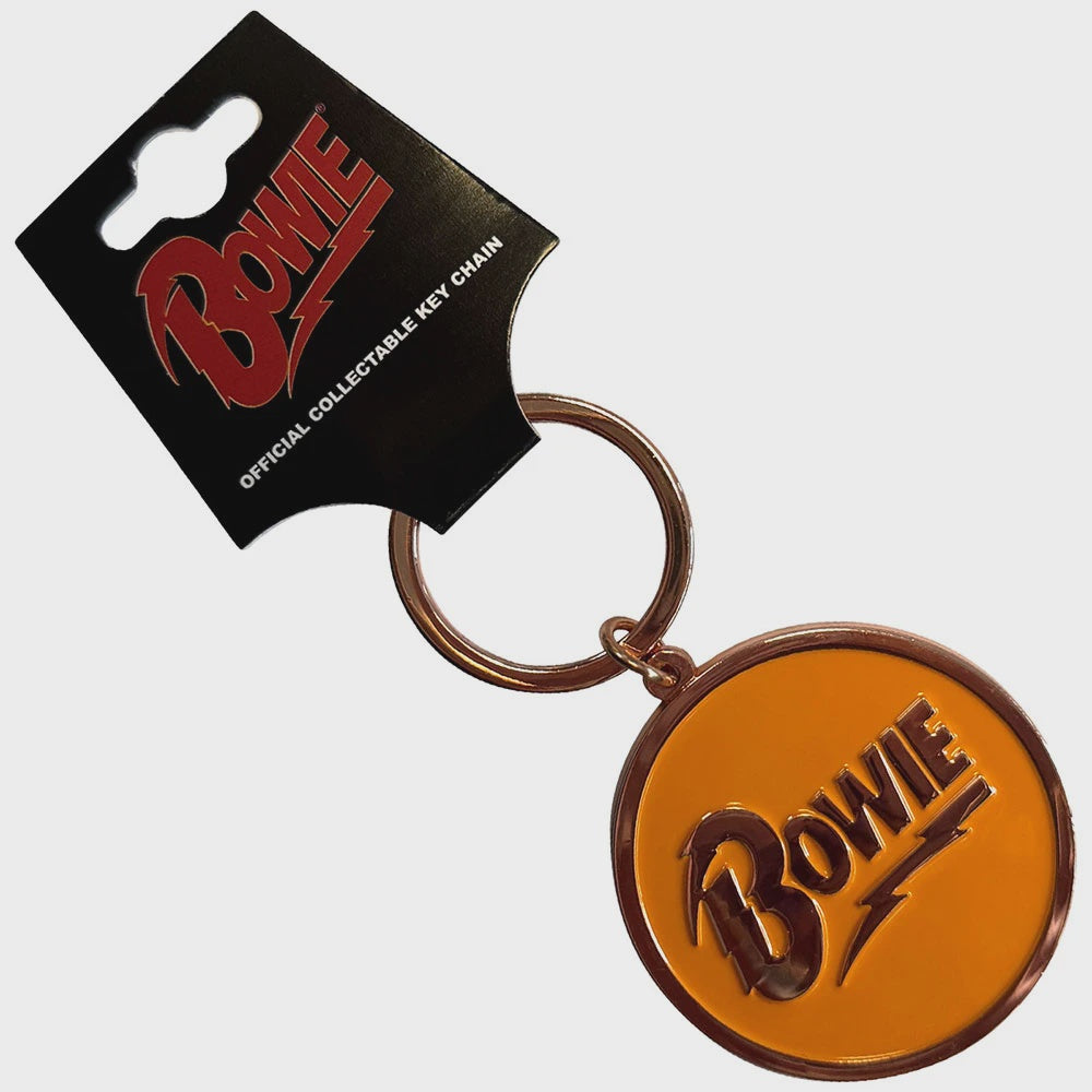David Bowie - Circle Logo Keychain
