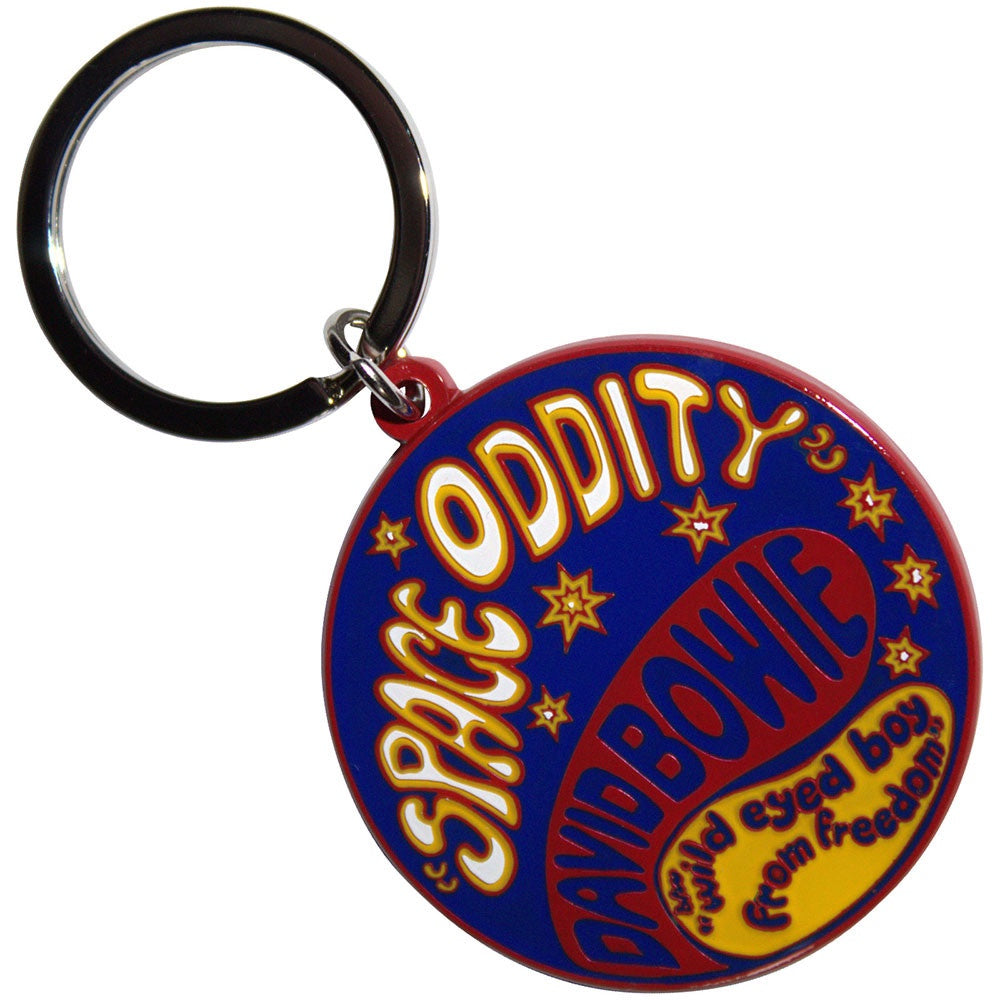 David Bowie - Space Oddity Purple Keychain