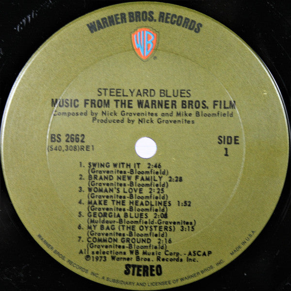 Soundtrack - Steel Yard Blues (Original Sound Track From The Motion Picture) Vinyl LP (Used)
