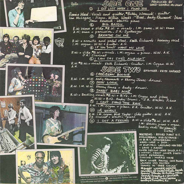 Ronnie Wood - Now Look Vinyl LP (Used)